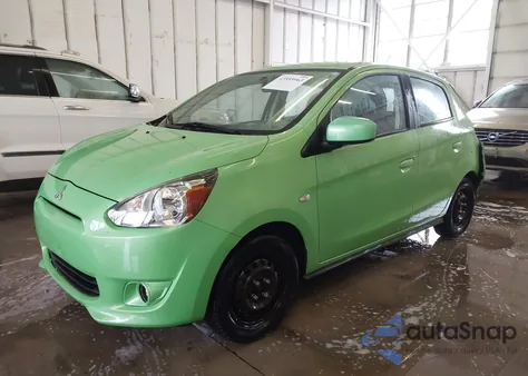 2015 Mitsubishi Mirage De z USA, uszkodzony, nr VIN ML32A3HJ1FH006908